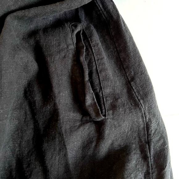 Bryan Walker women’s linen long line open cardigan vest jacket - Picture 7 of 7